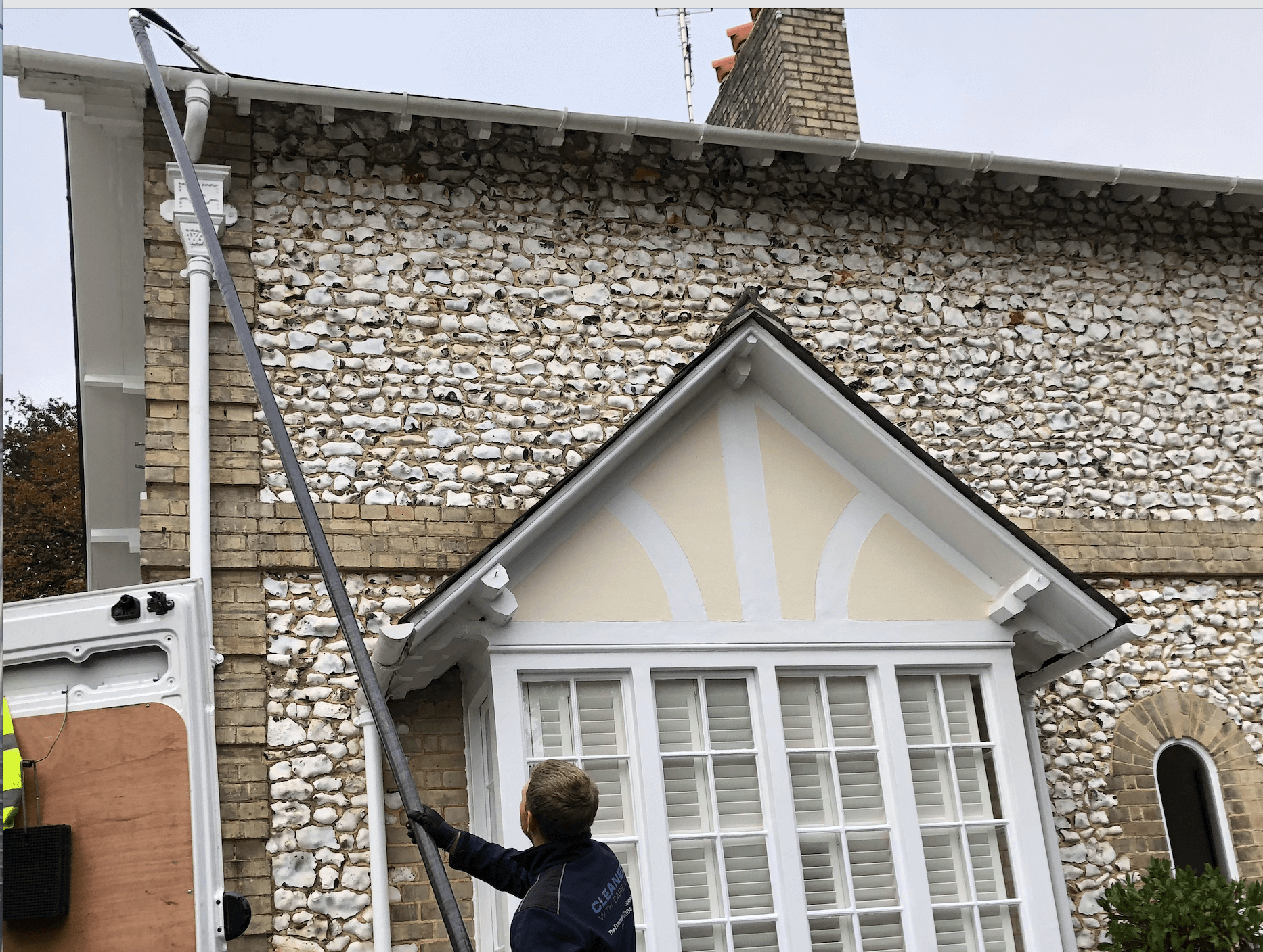 Professional gutter cleaning tools and equipment used by The Roof Moss Cleaners in Woking